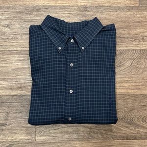 Ralph Lauren Shirt Men’s 2XLT Button Down Green/Blue Plaid